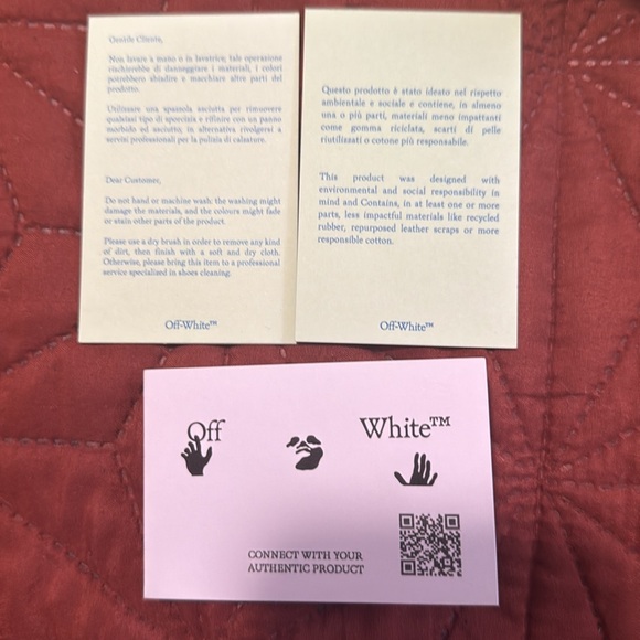 Off white canvas white sneakers - Picture 8 of 9